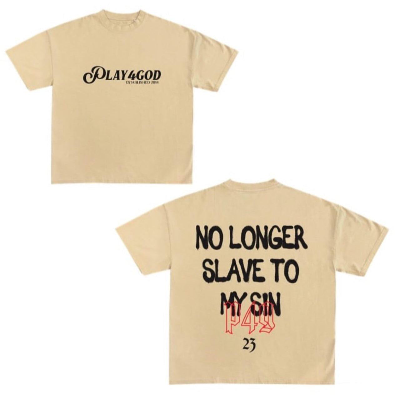 "No Longer Slave to My Sin" T-Shirt